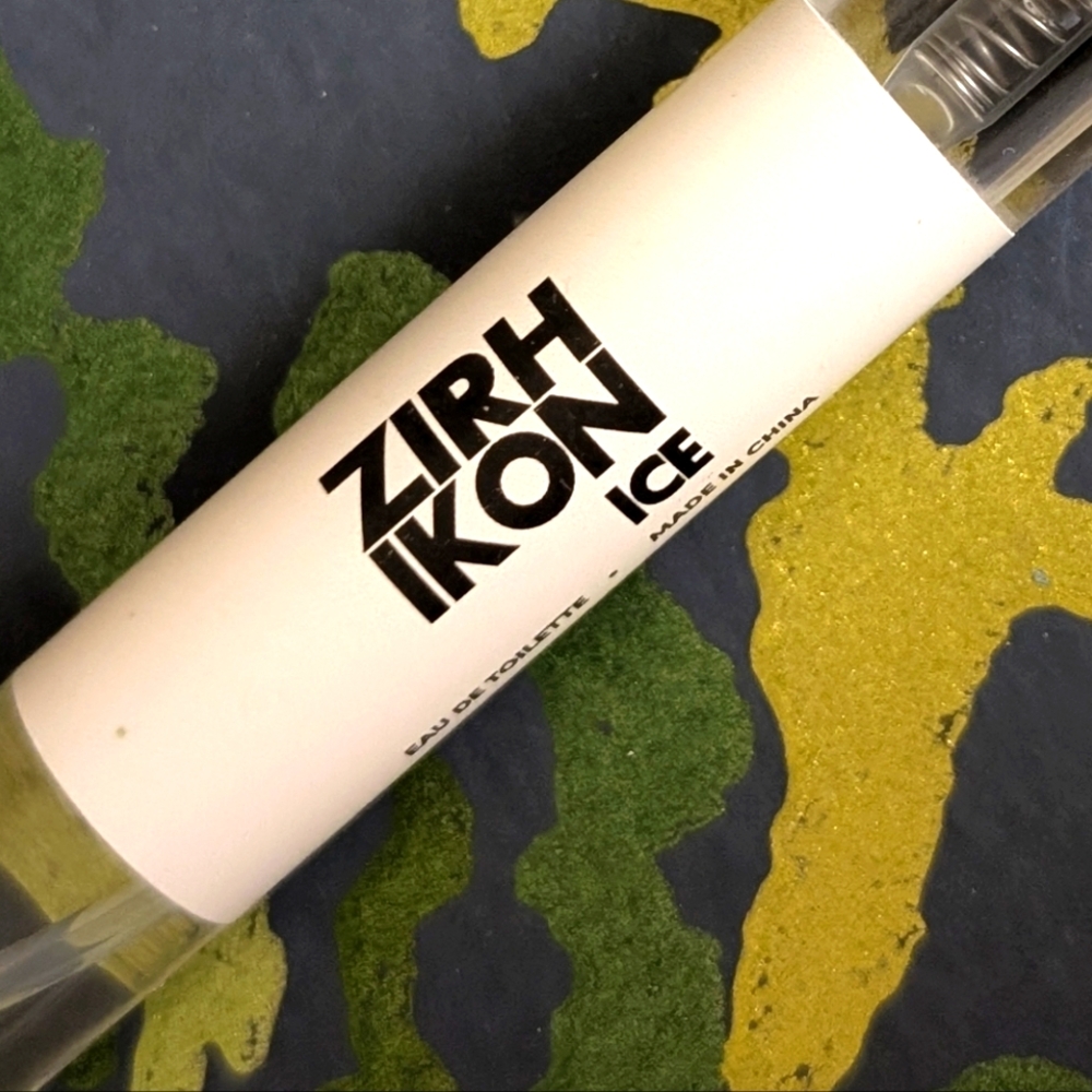 Zirh ikon Ice EDP PARFUM fragrance .27 oz spray vial,≈70% full